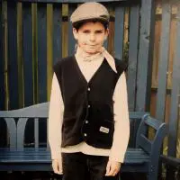 A picture of Adam as a young boy